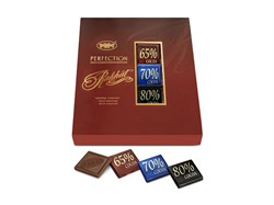 Набор шоколада Rakhat Perfection 65%, 70%, 80% х/к 214г - фото 4814