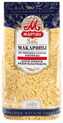 Мартин Макаронные изделия "Рожки скобочки" 400г 2006 - фото 5412