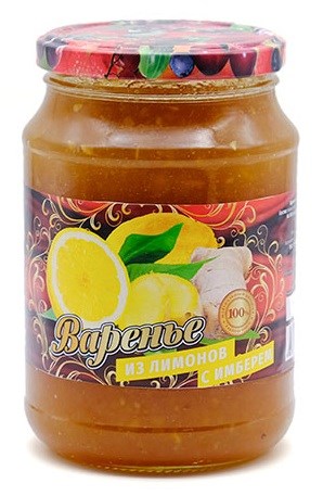 Слада (SLADA) Варенье из лимонов с имбирем 900г 1929