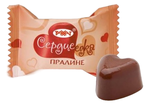 Рахат Конфеты "Сердцеедка" пралине 2379