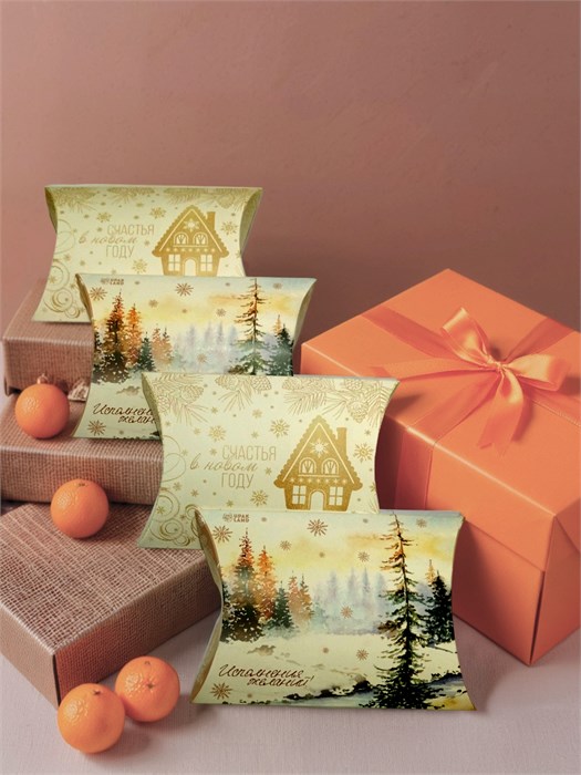 Чай черный индийский листовой 45г (в подарочной новогодней упаковке) 2382