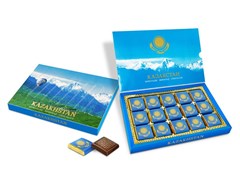 Набор шоколада Казахстанский художественная коробка трансформер 210г