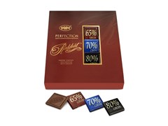 Набор шоколада Rakhat Perfection 65%, 70%, 80% х/к 214г